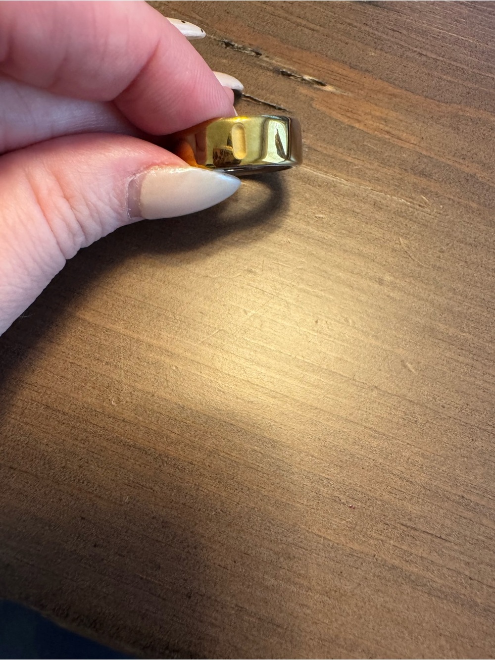 Oura Gold Polished Smart Ring